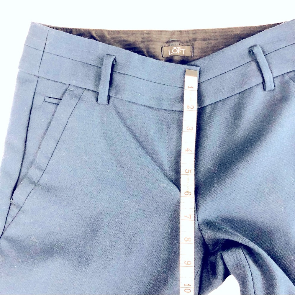 Loft Dark Turquoise Marisa Wool Pants - Picture 9 of 16